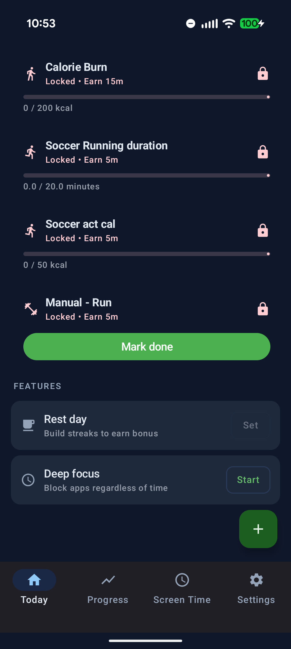 Rest Day confirmation dialog