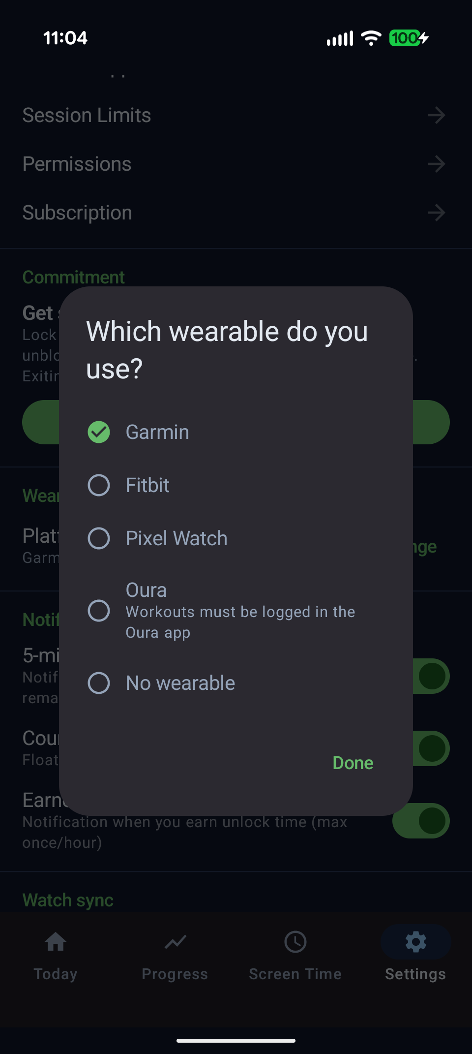 Wearable platform picker